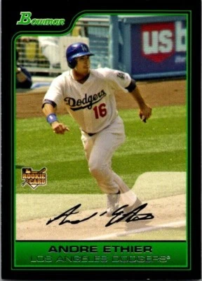 Tarjeta de novato 2006 Bowman Draft Picks RC Andre Ethier Los Angeles Dodgers Foto 1 de 2