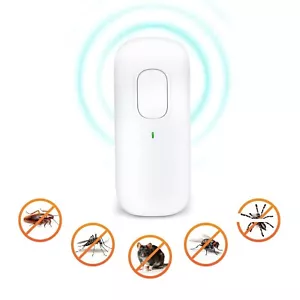 Pest Defence Ultrasonic Pest Repeller, Bye Critter Ultrasonic Pest Repeller Plug - Picture 1 of 10