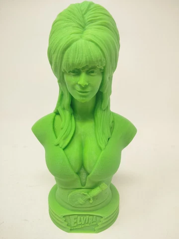 Green Hex 3D Elvira Mistress of the Dark Fan Art Bust Cover