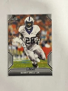Benny Snell Jr. 2019 Leaf Draft Rookie RC card #5 Kentucky Steelers  - Picture 1 of 2