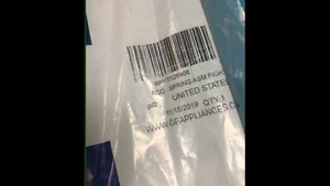 WH16X26908 NEU OEM GE Unterlegscheibe Aufhängestange Kit 2-teilig - Bild 1 von 2