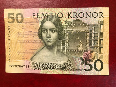Sweden 50 Cronies Banknotes ND 1996 VF Cover