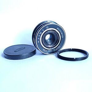 INDUSTAR 69 2.8/28mm Wide Angle Pancake Lens Chaika SONY NEX M39 + adapter M42