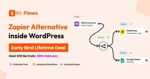 Plugin wordpress Bit Flows PRO last version , zapier alternative - Bild 1 von 1