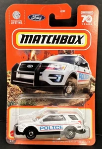 Ford Intercept 2023 Matchbox 26/100 2016 utilitario policía MBX caja de deset envío gratuito - Imagen 1 de 9