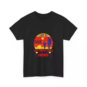 Dad Hero Unisex Cotton Tee, Father's Day Gift, Dad T-Shirt, Inspirational Tee - Picture 1 of 6