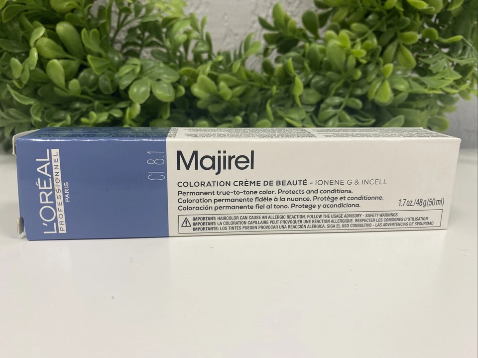 Color de cabello permanente VERDADERO A TONO Loreal Majirel 1,7 oz. ¡Elige los colores! Foto 1 de 1