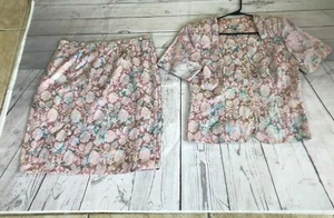 MELISSA Collection Damenrock-Set mehrfarbig Oberteil Unterteil 2-teilig Blumenmuster - Bild 1 von 7
