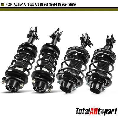 Conjunto completo de 4 muelles helicoidales de puntales para Nissan Altima 1993-1999 delantero y trasero Foto 1 de 4