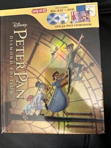 DISNEY PETER PAN DIAMOND EDITION (Blu-ray/DVD) TARGET - Picture 1 of 6