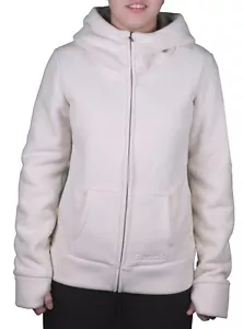 Giacca in pile con cappuccio Bench donna Seedpearl Needful zip Thru BLEA3384 nuova con etichette - Foto 1 di 2