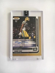 2022 PANINI INSTANT #90 RC SAMORI TOURE CELEBRATES FIRST NFL TD. GOLD AUTO #6/10 - Picture 1 of 2