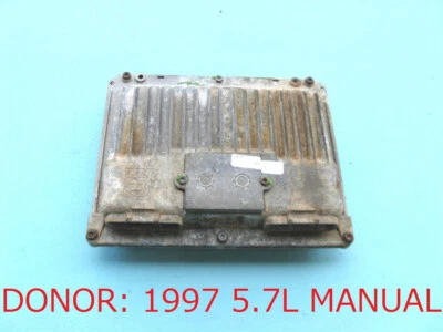 Pontiac Firebird 1997 97 5,7 L manual MT M/T módulo de control del motor ecu ecm Foto 1 de 4