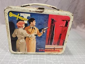 Secret Agent King Seeley Metal Lunch Box Pail Vintage 1968 NO THERMOS *READ* - Picture 1 of 9
