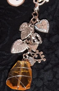 "It's Just Love" handgefertigter Schmuck für Ihre Handtasche, Backback, Cane Unikat! - Bild 1 von 3