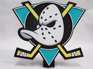Custom 3D Printed Logo Sign Mighty Ducks Of Anaheim Original Fan Art Fan Cave - Picture 1 of 7