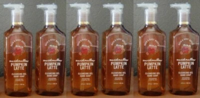 Jabón de manos 6 Bath & Body Works MARSHMALLOW PUMPKIN LATTE Praliné GEL *SELLADO* Foto 1 de 3