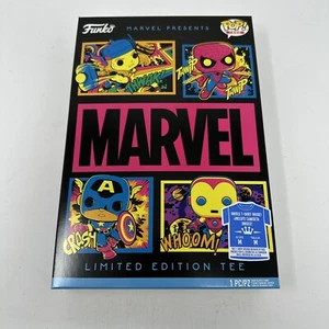 Funko Pop! CAMISETA - CAMISETA DE EDICIÓN LIMITADA NEGRA MAVEL - MEDIANA - NUEVA EN CAJA - Imagen 1 de 2