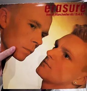 Erasure Live At Manchester Ritz 15.4.87 LP - VERY RARE Radio Promo Vinyl! - Picture 1 of 3