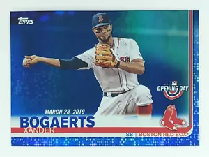 2019 Topps Opening Day - Blue Foil #47 Xander Bogaerts - Picture 1 of 2