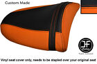 Orange And Black Vinyl Custom Fits Kawasaki Z750 Z1000 04 06 Rear Seat Cover Only