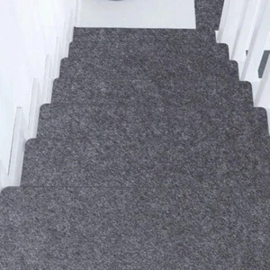 14x Self-adhesive Carpet Stair Treads Floor Mat Cover Non Slip Step Staircase - Picture 1 of 20