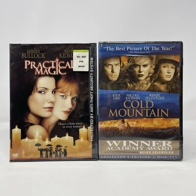 Practical Magic & Cold Mountain (2 DVD Lot) Nicole Kidman - Jude Law - New - Image 1 of 4