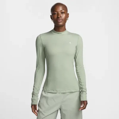 Camisa Nike ACG para mujer M Dri-FIT ADV manga larga top simulado cabra rocas verde FN1963 Foto 1 de 4