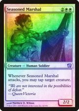 Seasoned Marshal FOIL 9th Edition NM White Uncommon MAGIC MTG CARD ABUGames