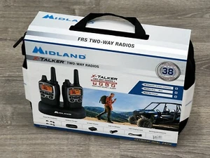Midland X-Talker Two Way Radio BLACK Extreme Dual 2-Pack (T77VP5) Walkie Talkies - Picture 1 of 6