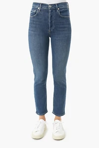 NUOVO! $218 CITIZENS OF HUMANITY JOLENE JEANS SLIM VINTAGE VITA ALTA TAGLIA 24 - Foto 1 di 7