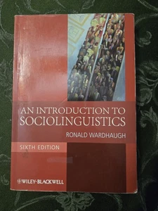 An Introduction To Sociolinguistics (6th Edition) Linguistics Textbook Language - Bild 1 von 6