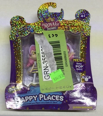 Boneca colmeia Shopkins Happy Places Royal Trends Queen Behave brinquedo - Imagem 1 de 4