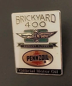 Vintage Pin Brickyard 400 5. August 1995 Indianapolis Motor Speedway Pennzoil - Bild 1 von 3