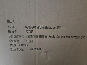 Rusty Dragon Inn Factory Set Pathfinder Battles - Black bases Open box, complete - Picture 1 of 5
