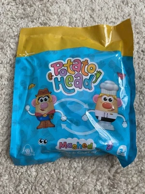 Juguetes de comida para niños Wendy's 2025 puré de cabeza de papa "Cowtater & Chef Spud" NUEVO Foto 1 de 3