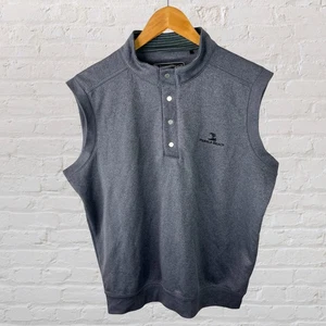 Pebble Beach Vest Dry-Luxe Performance Gray Golf Athletic Men's Medium - Picture 1 of 5