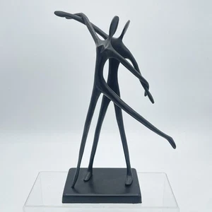 Vintage Bodrul Khalique Bronze Ballet Dancers 11.5” Figurine Swedish Modern Art - Bild 1 von 5
