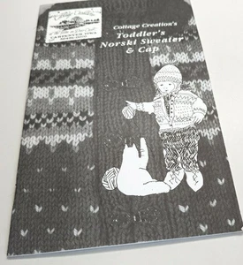 Cottage Creations Toddler's 4 Norski Sweater & Cap Booklet - Picture 1 of 2