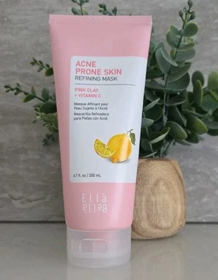 Ella Bella Acne Prone Skin Refining Mask Pink Clay & Vit C - Image 1 of 2