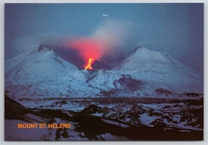 Mount St. Helens Volcanic Eruption 1984 Reawakening Postcard - Picture 1 of 2