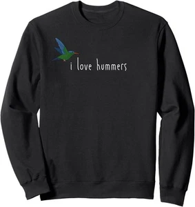 I Love Hummers Impresionante Colibrí Amante Camiseta y Decoración Divertida Sudadera - Imagen 1 de 9