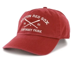 Boston Red Sox 47 Mütze Kappe Riemen hinten Herren Einheitsgröße rot Fenway Park Baseball gebraucht, in einwandfreiem Zustand - Bild 1 von 6