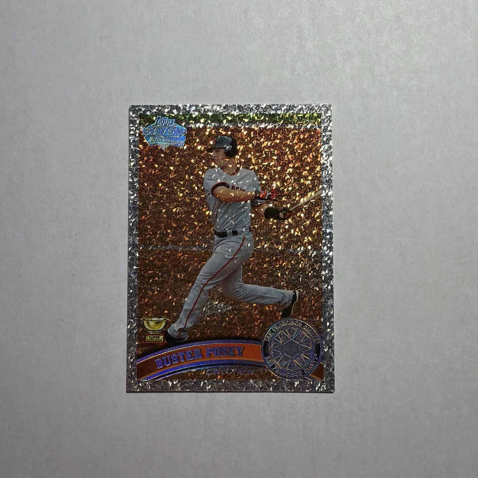2011 Topps Diamond Anniversary Cognac Buster Posey Rookie Cup #198 - Image 1 of 3