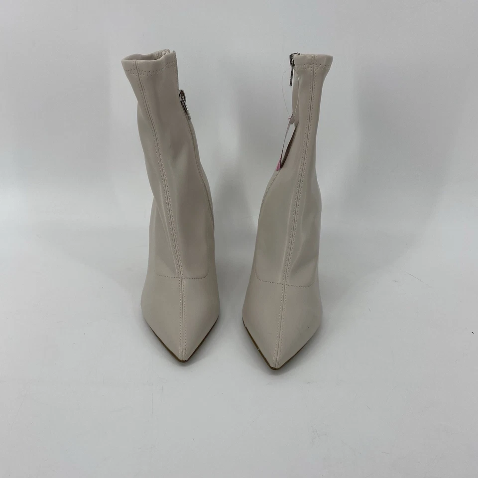 Steve Madden Women’s Cream Heeled Ankle Boots Size 8 NWOT - Image 1 of 4