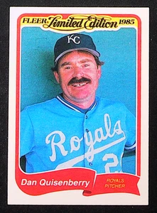 1985 Fleer Limited Edition Baseball Superstars - Dan Quisenberry #25 - Picture 1 of 2