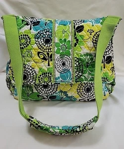 Vera Bradley Diaper Bag in Limes Up, Crossbody, Messenger Bag Style, 11 Pockets - Picture 1 of 22