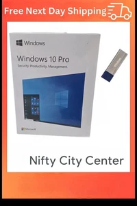 Microsoft Windows 10 Pro 32/64 Bit OEM — USB Installer + OEM Key, HAV-00059 - Picture 1 of 3