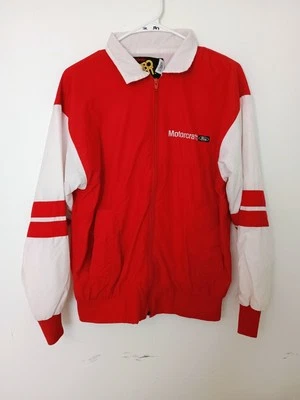 Vintage Ford Motorcraft King Louie Windbreaker Jacket S 80s Racing Team Stripe — 第 1/4 张图片