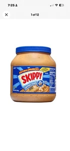 SKIPPY SUPER CHUNK Extra knusprige Erdnussbutter, 64 Unzen BB 12/2026 - Bild 1 von 7